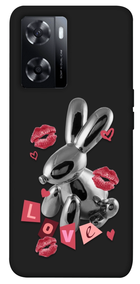 Чохол Metal bunny для Oppo A57s