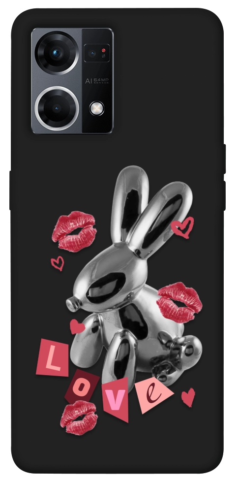 Чохол Metal bunny для Oppo Reno 7 4G