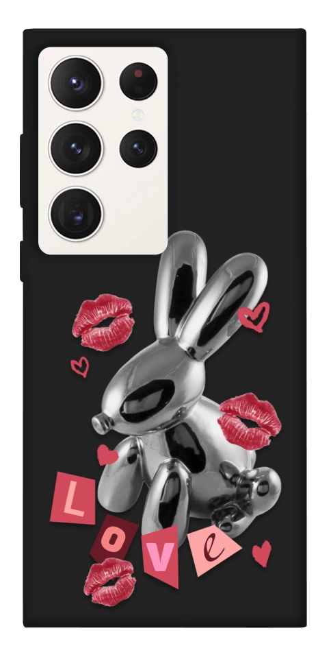 Чохол Metal bunny для Galaxy S23 Ultra