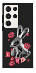 Чохол Metal bunny для Galaxy S23 Ultra