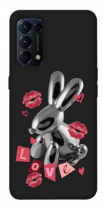 Чехол Metal bunny для Oppo Reno 5 4G