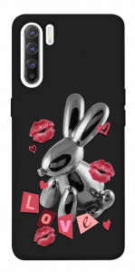 Чехол Metal bunny для Oppo Reno 3