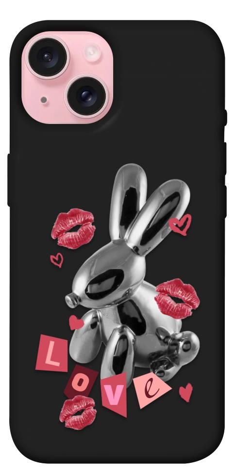 Чехол Metal bunny для iPhone 15