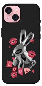 Чехол Metal bunny для iPhone 15