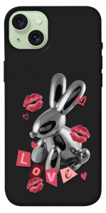 Чехол Metal bunny для iPhone 15 Plus
