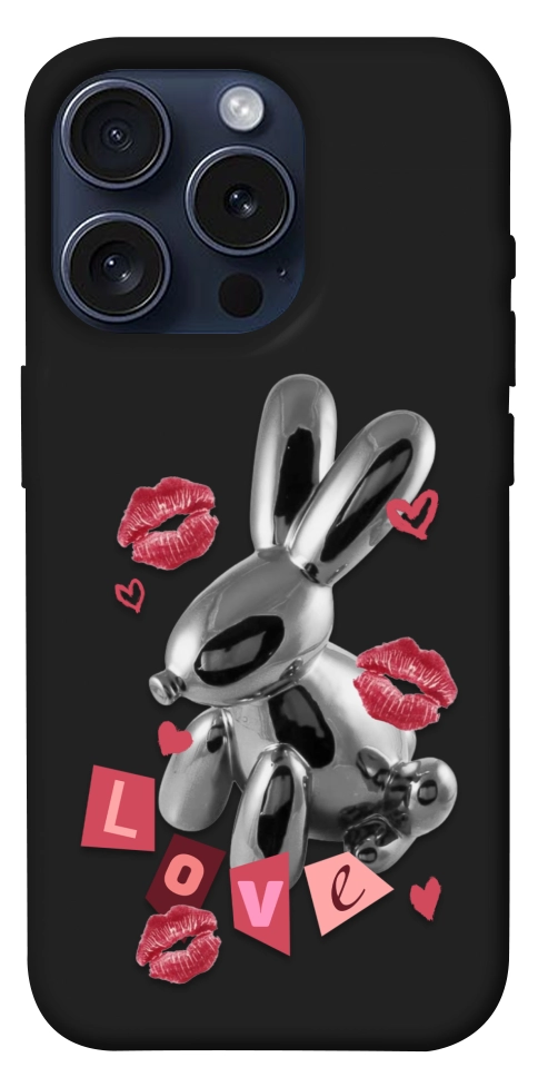 Чехол Metal bunny для iPhone 15 Pro