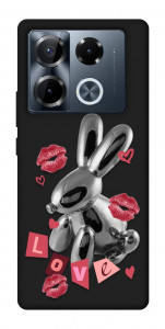Чехол Metal bunny для Infinix Note 40 Pro 4G
