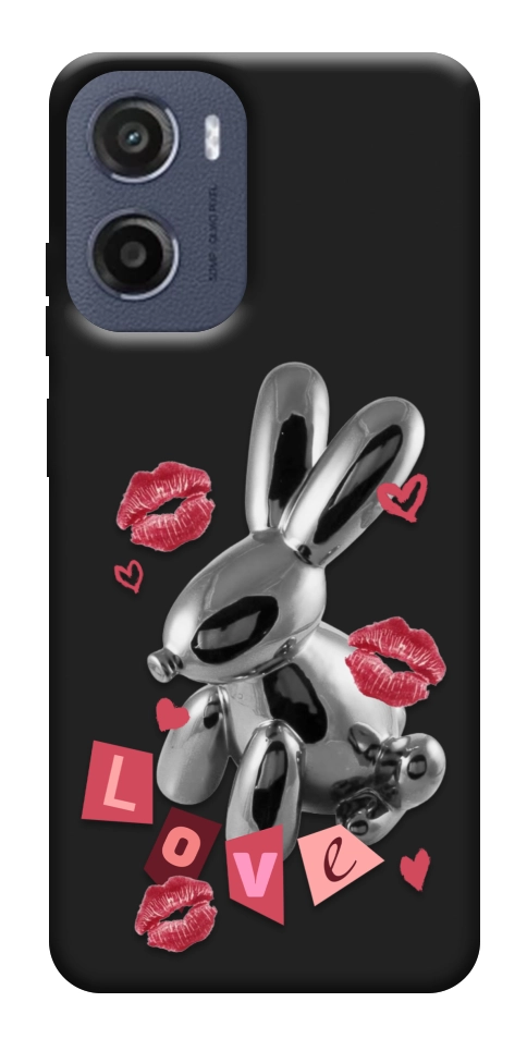 Чохол Metal bunny для Motorola Moto E15