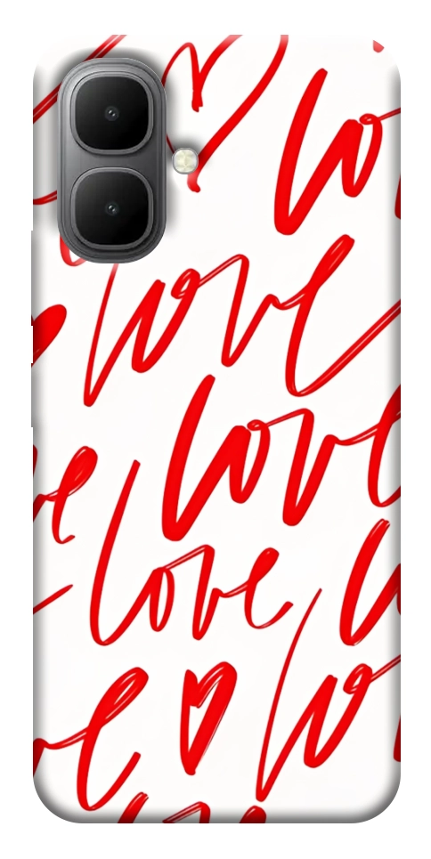 Чехол Love handwriting для Infinix Smart 10