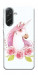 Чехол Единорог с цветами для Galaxy A37 5G