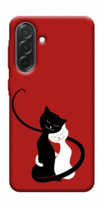 Чохол Закохані коти для Galaxy A57 5G