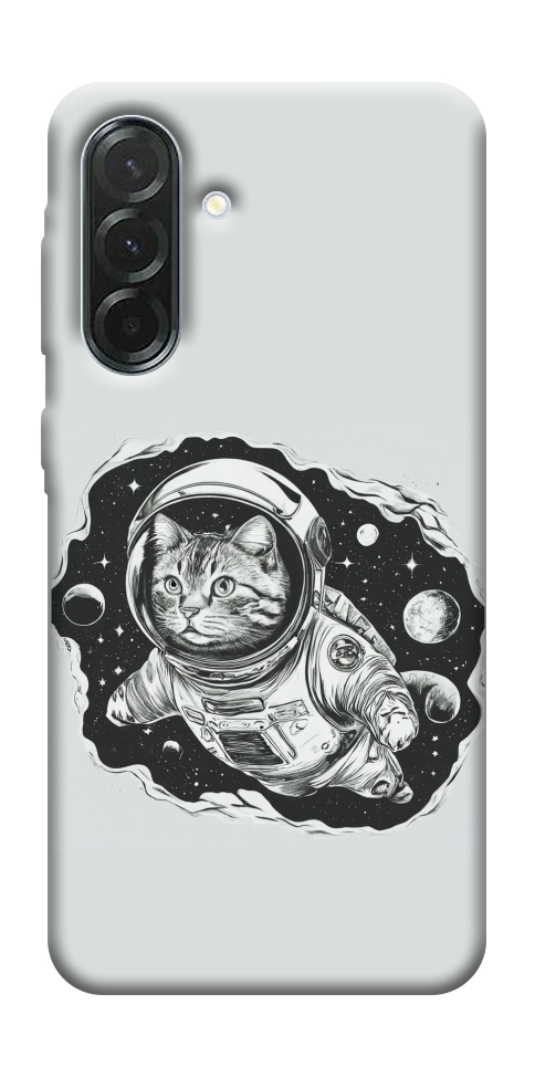 Чехол Кот космонавт для Galaxy A37 5G