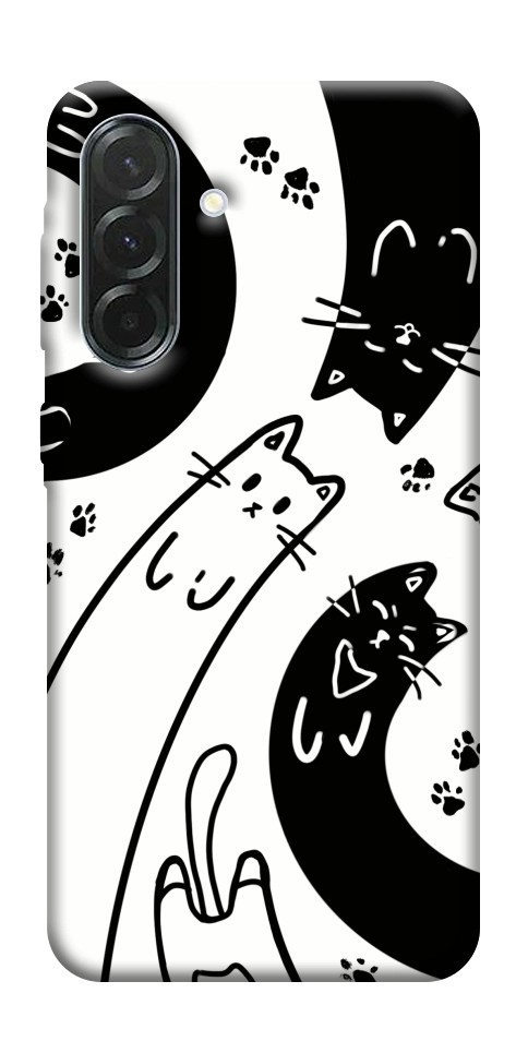 Чохол Чорно-білі коти для Galaxy A57 5G