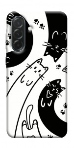 Чохол Чорно-білі коти для Galaxy A57 5G