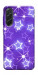 Чехол Purple sparkles для Galaxy A37 5G