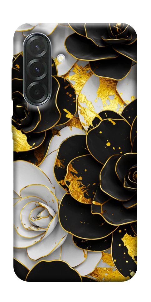 Чехол Flower black-white для Galaxy A57 5G