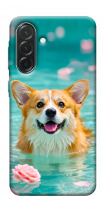 Чохол Swimming corgi для Galaxy A37 5G