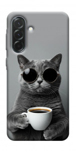 Чохол Grey cat coffee для Galaxy A37 5G