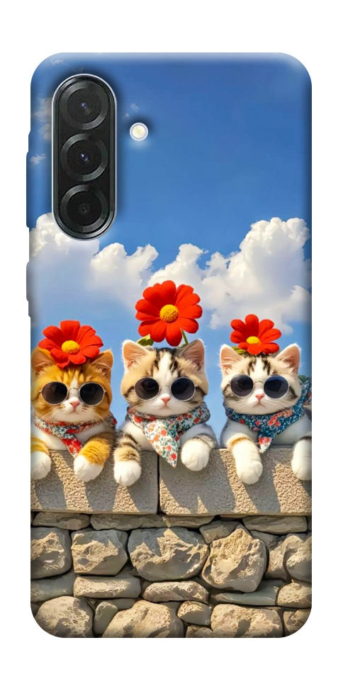 Чехол Flower cats для Galaxy A37 5G