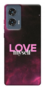 Чехол Love myself для Motorola Edge 50 Fusion