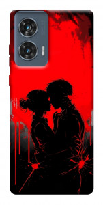 Чехол Silhouette couple для Motorola Edge 50 Fusion