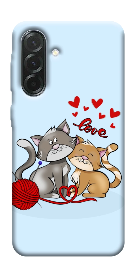 Чехол Два кота Love для Galaxy A37 5G
