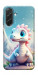 Чехол Белый дракоша для Galaxy A57 5G