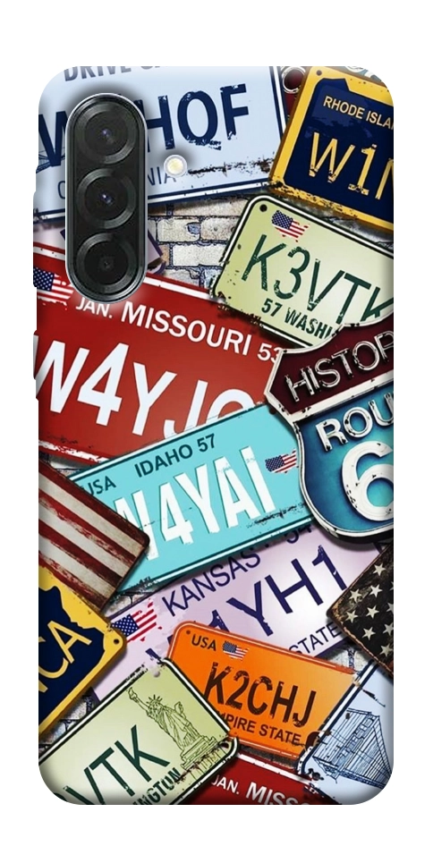Чехол License plate для Galaxy A37 5G