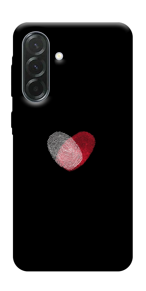 Чехол Fingerprint heart для Galaxy A37 5G