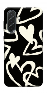 Чехол Black and white hearts для Galaxy A57 5G