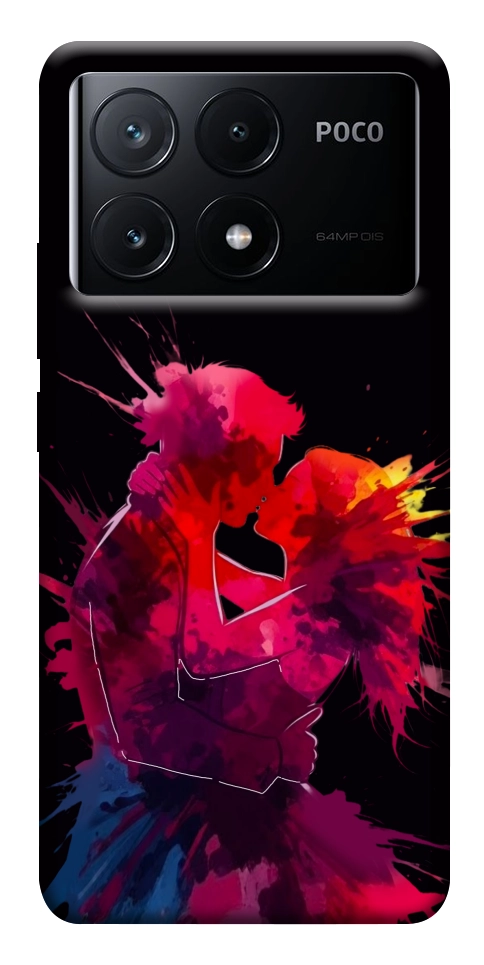 Чехол Abstract couple для Xiaomi Poco X6 Pro