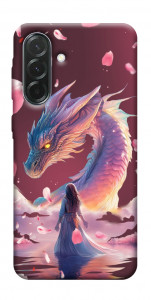 Чохол Girl and dragon для Galaxy A37 5G