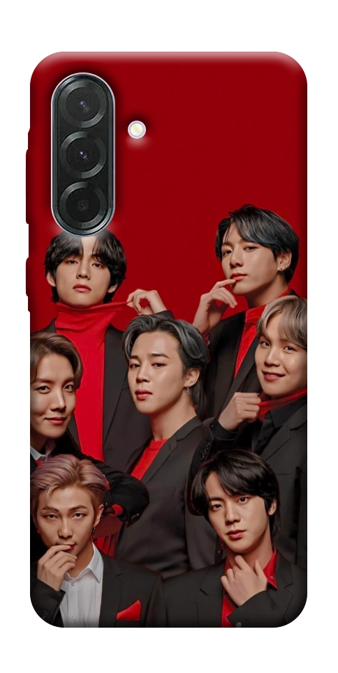 Чехол BTS in red для Galaxy A37 5G