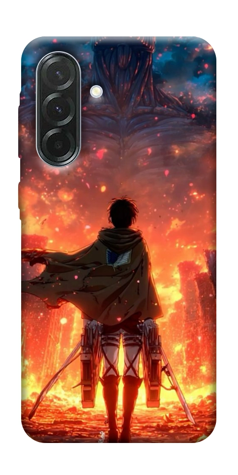 Чехол Attack on titan eren для Galaxy A37 5G