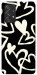Чехол Black and white hearts для Galaxy A72 5G