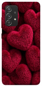 Чехол Fluffy hearts для Samsung Galaxy A72 4G