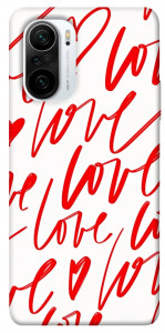 Чохол Love handwriting для Xiaomi Poco F3