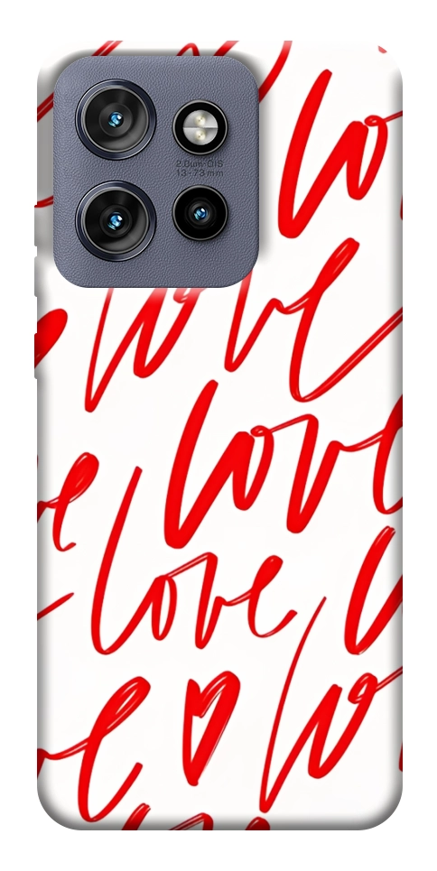 Чохол Love handwriting для Motorola Edge 50 Neo