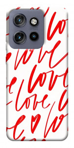 Чохол Love handwriting для Motorola Edge 50 Neo