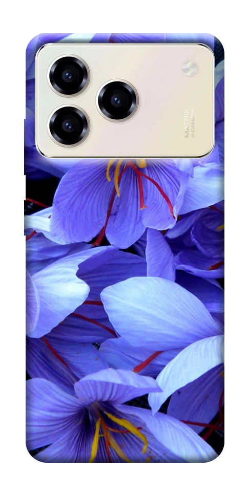 Чехол Фиолетовый сад для ZTE Blade A76 4G