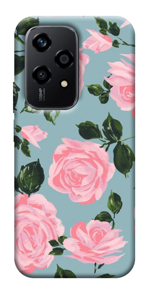 Чехол Розовый принт для Huawei Honor 200 Lite