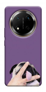 Чехол Мопс для Huawei Honor X9c