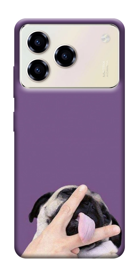 Чехол Мопс для ZTE Blade A76 4G