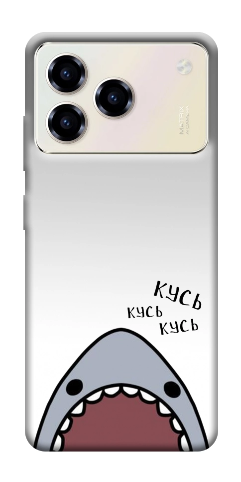 Чехол Акула кусь кусь для ZTE Blade A76 4G