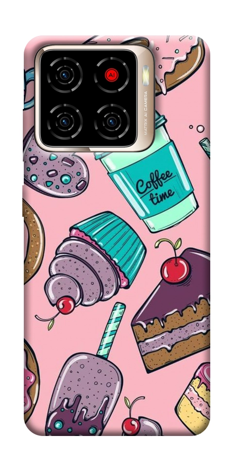Чехол Coffee time для ZTE Blade A56