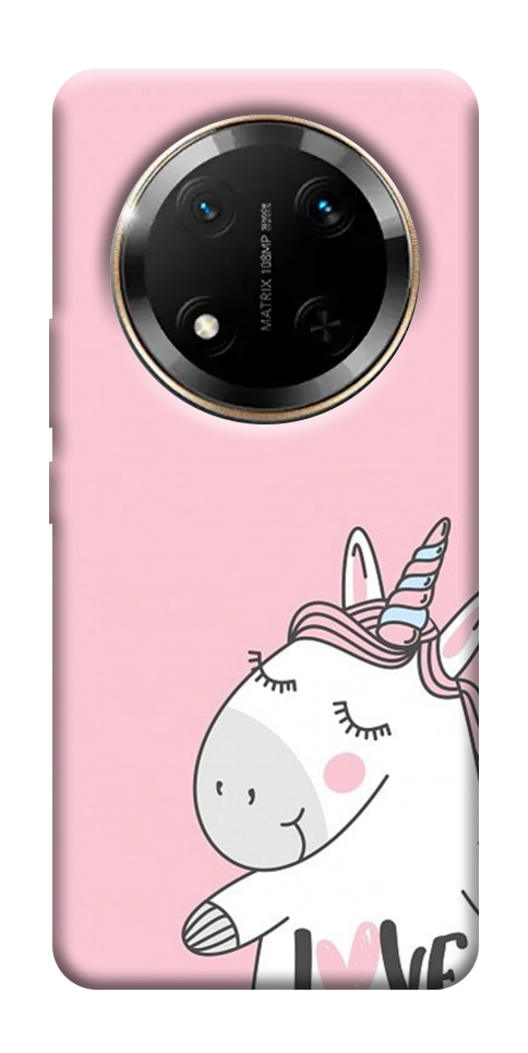 Чехол Unicorn love для Huawei Honor X9c
