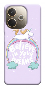 Чехол Believe in your dreams unicorn для Oppo A5 Pro 4G