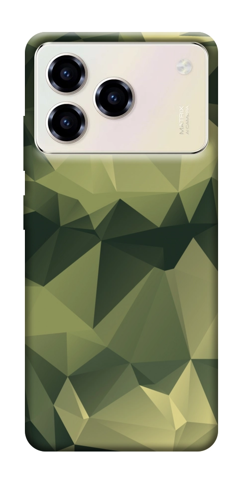 Чехол Треугольный камуфляж 2 для ZTE Blade A76 4G