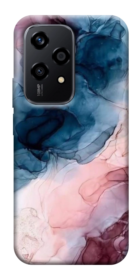 Чехол Розово-голубые разводы для Huawei Honor 200 Lite