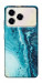 Чехол Голубая краска для ZTE Blade A76 4G